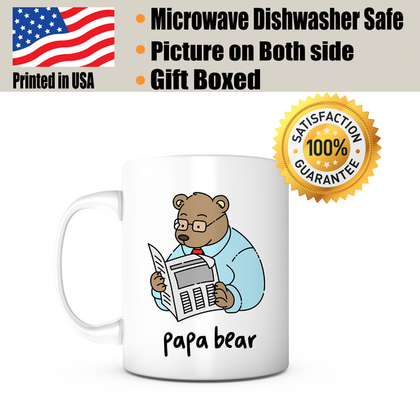 Lazy One Papa Bear Mug  American Bear Association