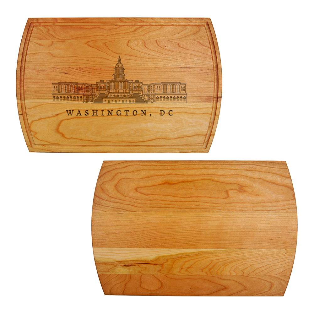 Ashford Washington Camping Souvenir Engraved Wooden Cutting Board 14 X 10