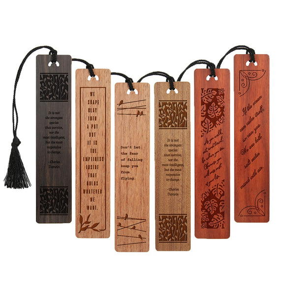 Personalized Wooden Bookmarks – Self Reflections Co.