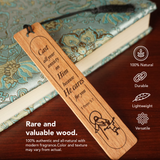 Engraved Wooden Bible Verse Quote Bookmarks