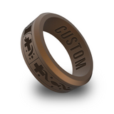 WildFire Cross Ichthus Silicone Ring