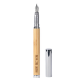 Bamboo, Rosewood, and Walnut Fountain Pens with 0.5mm Iridium Nib