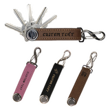 Laserable Leather Key Organizer/Holder (Black, Brown, and Pink)