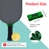 Custom Pickleball Paddle Silicone Band on Racket Racquetball Paddle for Pickleball Lovers